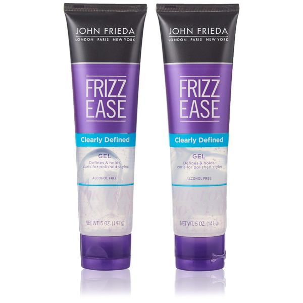 John Frieda Frizz-Ease Gel Clearly Defined 5 Ounce (145ml) (2 Pack)