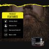 Fresh Beards Campfire Beard Butter - Wood, Sweet Smoke, and Fire Fragrance - Scented Mens Beard and Mustache Conditioner - Soothing Anti-Itch Moisturizer and Softener for Healthy Beard Growth