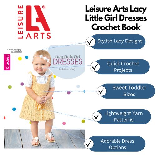 Leisure Arts 7049 Lacy Little Girl Dresses