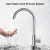 Faucet Aerator Female Thread Chrome Solid Brass Kitchen Sink Aerator, Bathroom