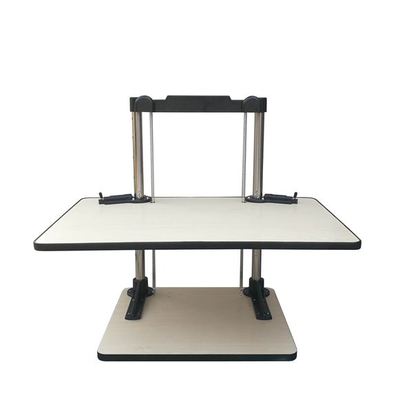 Height Adjustable Standing Desk Sit to Stand Tabletop Monitor Riser Workstation