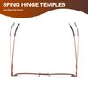 I-Mag Mini Metal Spring Hinge Reading Glasses with Slide Open Hard Case (Brown, 1.50)