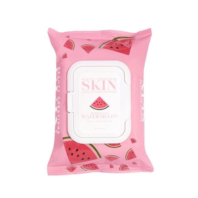 Beauty Creation Skin Make-up Remover Wipes Watermelon