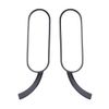For Harley Davidson Road Glide Custom Motorcycle Rearview Side Mirrors Mini Oval