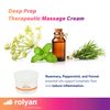 Rolyan Deep Prep Therapeutic Massage Cream, 8 oz