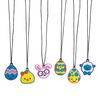 Fun Express EASTER LAYERED RUBBER NECKLACES - Jewelry - 48 Pieces