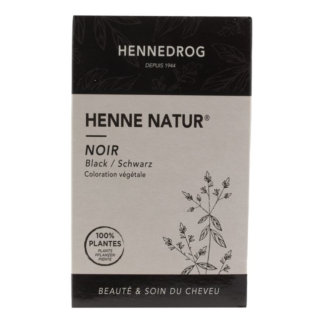 Alibabashop Hennedrog - Henna Natur schwarz - 90 g