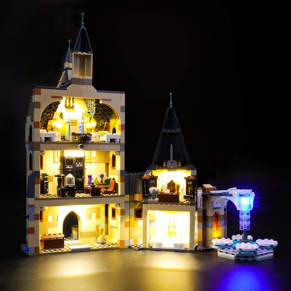 GEAMENT Light Set for Hogwarts Clock Tower Building Blocks Model Compatible with 75948 (Model Set Not Included)