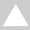 azutura Triangle School Nursery Wall Sticker Pack White