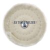 toolzone DR208 100 mm Cloth Polishing Mop Wheel - White