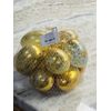 12 Pastel Gold  Marbleized Plastic Easter Egg Vase Filler Spring Home Decor 2.5”