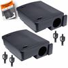 ORANGE DEAL 2X robuste Köderbox Ratten auch für Rattengift Extra Stark, Rattenfallen, Rattenabwehr, Rattenköder Box, Rattenfalle für Giftköder, Ratten Köderbox für Rattenköder, Rattenfalle Köder