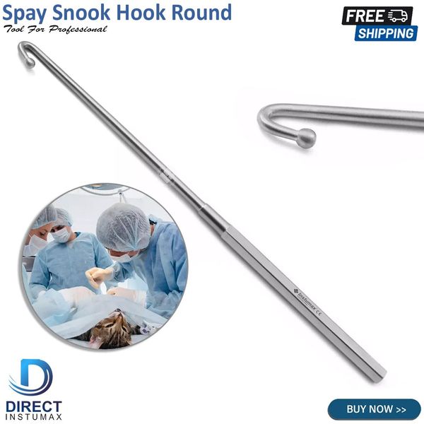 Spay Snook Hook 6.5" Veterinary Surgical Instruments German Stainless Steel