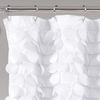 Lush Decor Lillian Shower Curtain, White, 72" x 72\