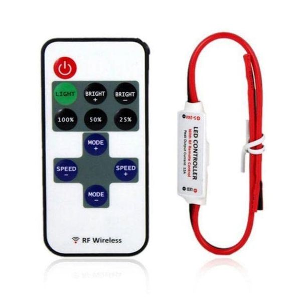 Motorcycle DC12V LED Control Unit Remote Control Headlight Tail Lamp Strobe LED Tape Harley