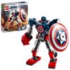 LEGO 76168 Marvel Avengers Captain America Mech Set, Action Figure for Boys and Girls from 7 Years