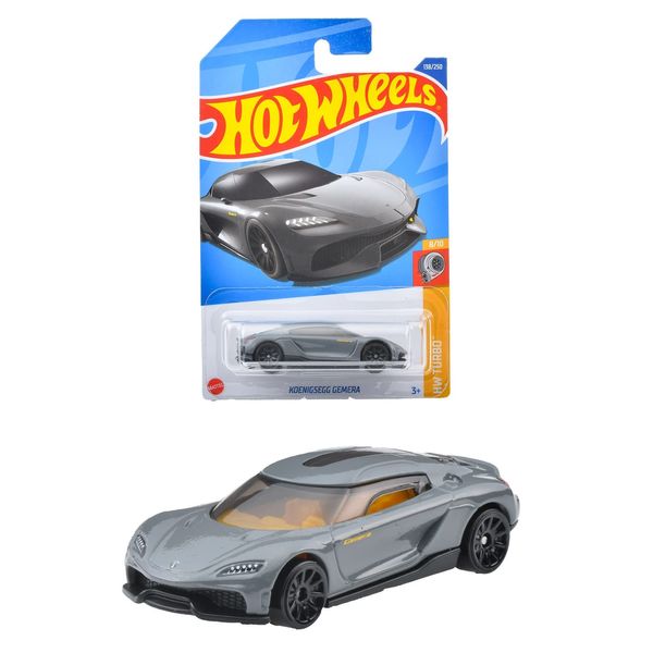 Hot Wheels Basic Car Koenigseg Gemera HHF19 Gray Mini