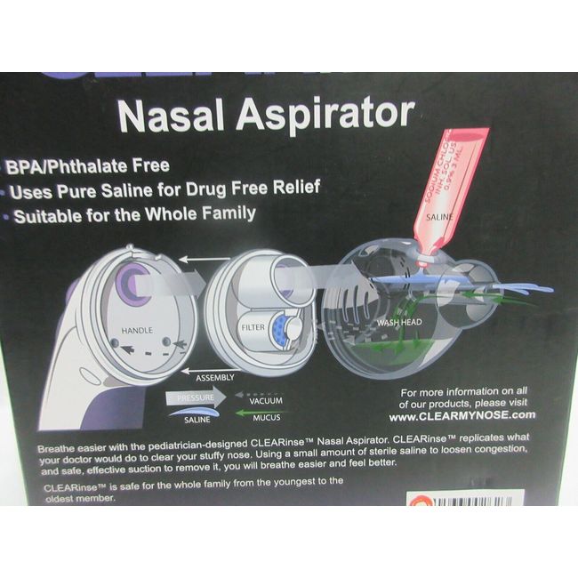 CLEARinse Electric Nasal Aspirator and Saline Kit