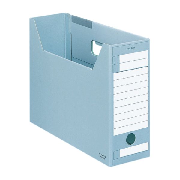 Kokuyo file box Inter gray E Type Storage Width 94 mm A4 Blue A4 – Lfe – B