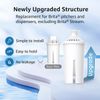 8 Pack AquaCrest Replacement for Brita Classic Pitcher Water Filter AQK-06
