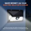 60 LED Solar Motion Sensor Light - Outdoor Security Movement Activated Light