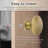 TsunNee 24PCS Vintage Cabinet Knobs, Chic Drawer Knobs, Antique Brass Kitchen Cupboard Handles, 30mm Round Furniture Door Knobs
