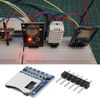 Create idea 10Pcs 3.3V Micro SD Card Reader Modul SPI SD Card Slot Module Socket Reader with 6-Way Pin Strip for Micro SD Card ESP32