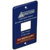 MESWPL1N Keystone Design Accessory Navy Mercury Switch Plate 1 Mouth