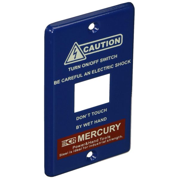 MESWPL1N Keystone Design Accessory Navy Mercury Switch Plate 1 Mouth