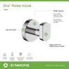 Symmons 353RH Dia Wall-Mounted Robe Hook in Polished Chrome