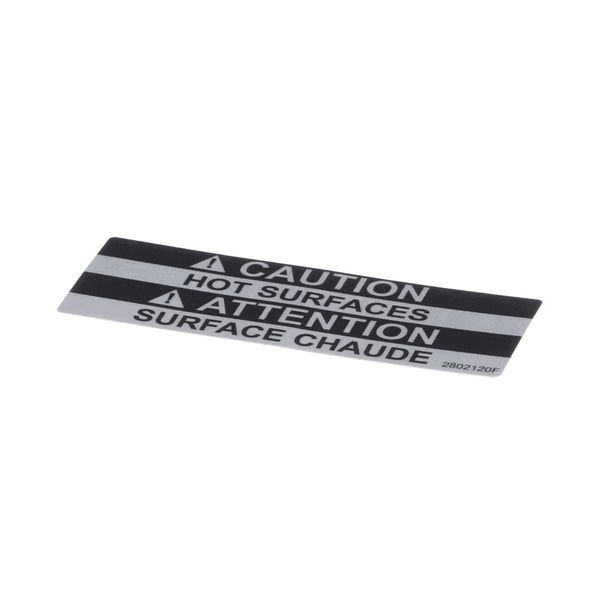Lincoln 2802120 1/2" Label Caution Hot Sign, Durable Material, Safety Warning