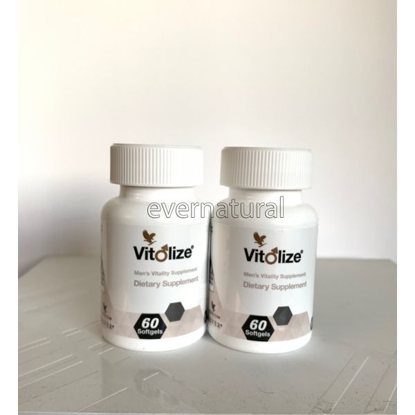 2 bot. Forever Vitolize formula for men (60 softgels each) KOSHER