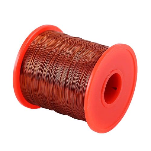 Copper Wire, 500 g QZ-2/130 0.33 mm, 600 m Enamelled Copper Wire, 2UEW Polyurethane Enamelled Copper Wire for Transformer Induction Coil (Random Roller Colour)