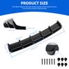 For Hyundai Palisade Rear Bumper Diffuser Spoiler Splitter Lip Gloss Black Fin