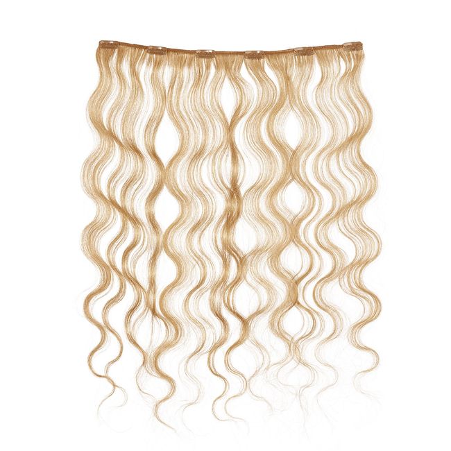 American Dream Soft Wave Clip in Hair Extension Number 27S, Light Strawberry Blonde 18-Inch