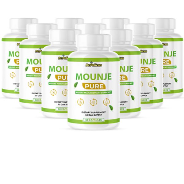 Mounje Pure- Immune & Weight Support- 10 Bottles- 600 Capsules