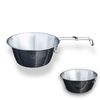 FieldSAHARA Deep Stainless Steel Folding Shera Cup with Scale (Silver)