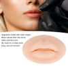 3D Silicone Lips, Tattoo Practice Lips Semi Permanent Soft Elastic Silicone Skin Touch Feeling Fake Lips Tattoo Embroidery Practice Lip Skin for Microblading Practice(Light Skin)