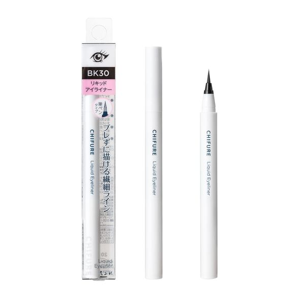 Chifure Liquid Eyeliner Brush Pen Type BK30 Black 0.5ml