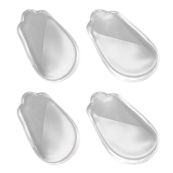 JASDESIGN JM-074 (S) O Leg, X Leg, Insole, Transparent, Silicone, Gel, Heel Cushion, 2 Pairs, Set of 4