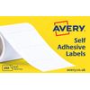 Avery Self Adhesive Address Mailing Labels on a Roll, 250 Per Roll, (AL01), White