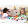 Jovi - Finger Paint 6 x 35ml Jars Assorted Colours Made from Natural Ingredients Gluten Free (540B)
