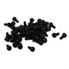 Sourcingmap M1.6 x 3mm Hex Bolt Socket Head Cap Machine Screws Fasteners Black 50 Pcs