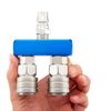 YFFSFDC Air Coupler Socket, 2-Way Splicing, One-touch Connection, Socket, Universal Air Joint Socket