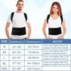 Back Brace Posture Corrector for Women and Men Adjustable Lumbar Medium