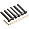 Daikei Sangiyo BB03 Button Bolt Set, Black, 1.6 inches (40 mm)