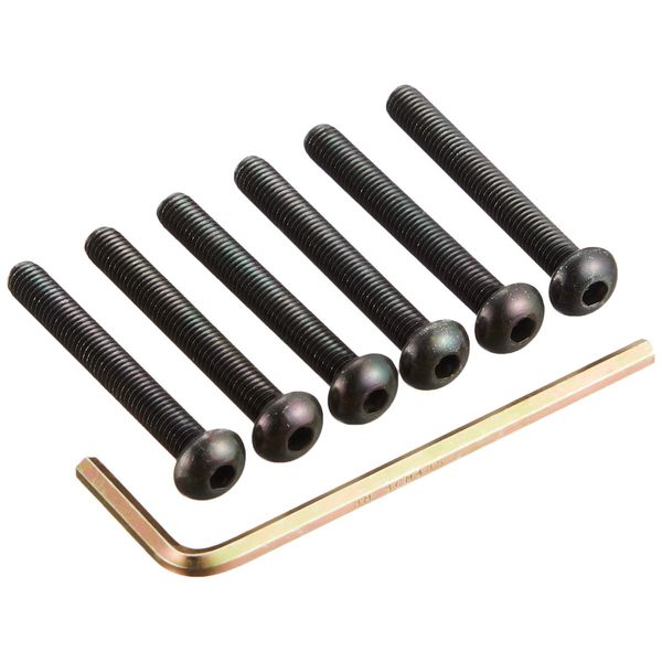 Daikei Sangiyo BB03 Button Bolt Set, Black, 1.6 inches (40 mm)