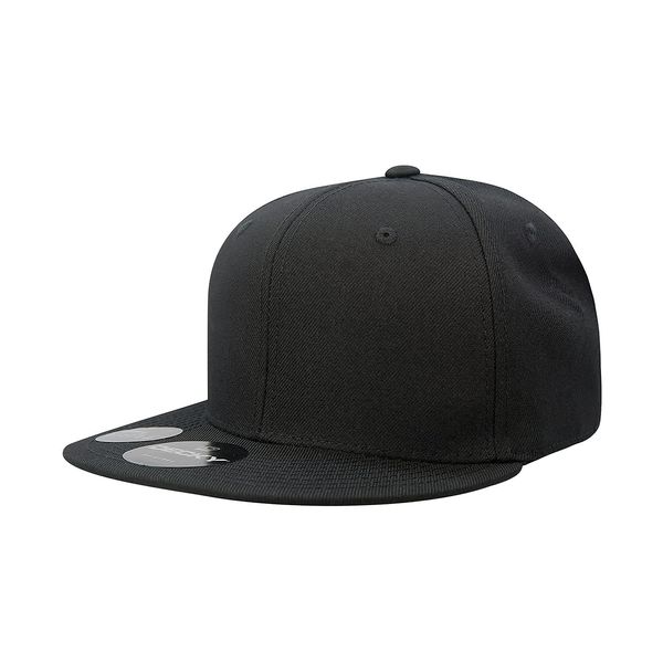 DECKY Retro Fitted Cap, Black, 6 7/8