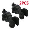 2X Bike Flashlight Mount Handlebar Light Holder Bracket Torch Clip 360º Rotation