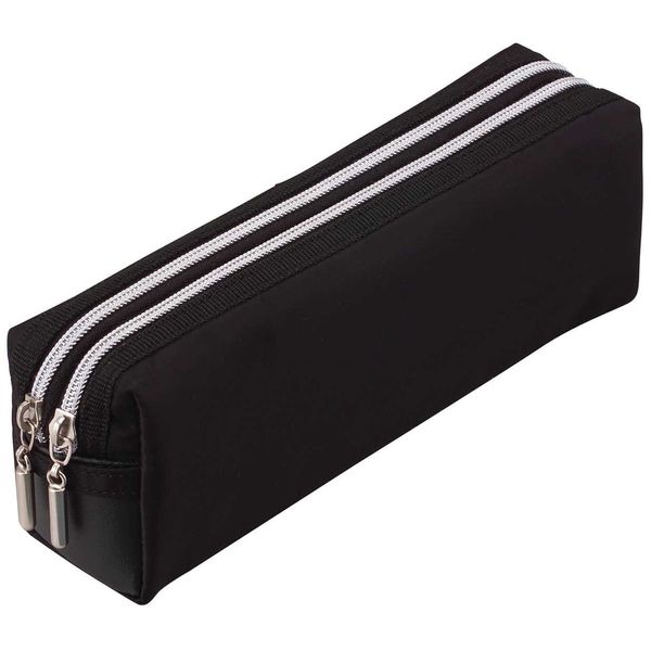  reimei藤井 Pencil Case Double Zipper , blk